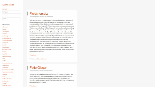 Website Screenshot: Beste Österreichische Gastlichkeit - Kommt essen! - - Date: 2023-06-22 15:00:12
