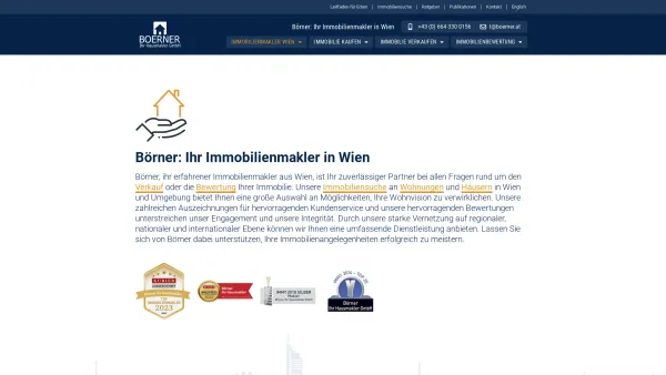 Website Screenshot: LBWsicher - Börner - Immobilienmakler Wien - Date: 2023-06-15 16:02:34