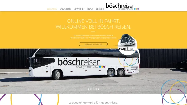 Website Screenshot: Bösch Schulfahrten Schulausflüge Klassenfahrten Busreisen Busunternehmen Bus-Ausflüge Wandern Busausflüge Bus-Reisen Betriebsausfl - BÖSCH REISEN, Lustenau - Date: 2023-06-22 15:00:12
