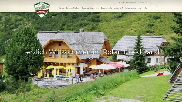 Website Screenshot: ARGE Skilifte Planneralm - Bogenschiessen - Robin Hood Land | Bogenschießen Planneralm & Donnersbach - Date: 2023-06-22 15:00:12