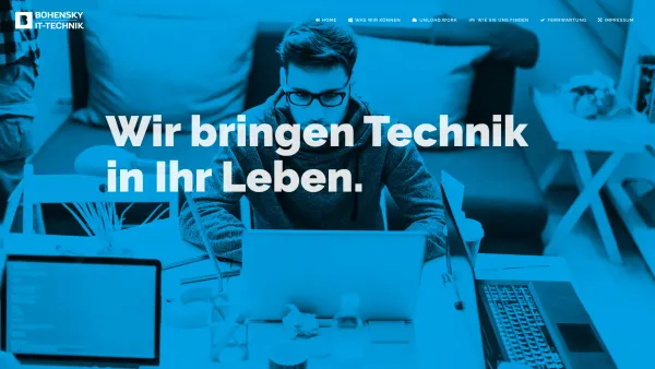 Website Screenshot: Bohensky IT & WEB - Bohensky IT | Bohensky IT GmbH - Date: 2023-06-14 10:39:09