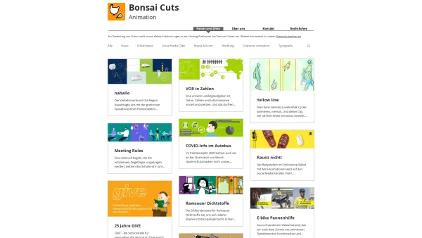 Website Screenshot: Viktor Solt-Bittner Bonsai Cuts - Erklärvideos | Bonsai Cuts Animation | Wien - Date: 2023-06-15 16:02:34