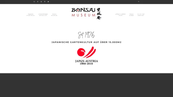Website Screenshot: Bonsai - Japan Bonsai Museum – seit über 40 Jahren - Date: 2023-06-22 15:00:12