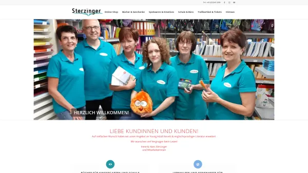 Website Screenshot: Bookseller.at - Startseite - Bookseller Sterzinger - Date: 2023-06-22 12:13:16