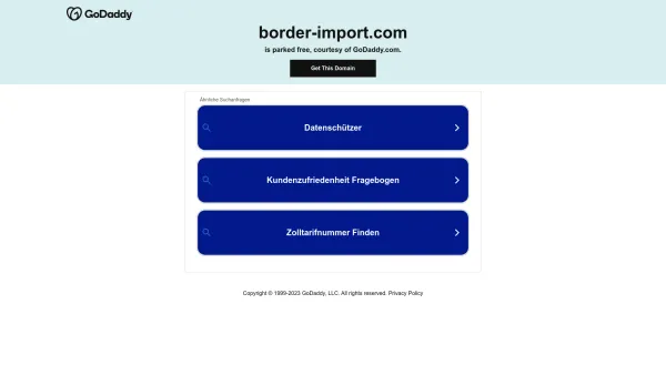 Website Screenshot: BORDER Impoer - Export - Date: 2023-06-14 10:47:13