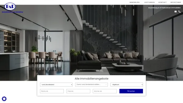 Website Screenshot: http//www.bpimmobilien.at/ - B & P Boyneburg-Lengsfeld & Purkowitzer Immobilien KG - Date: 2023-06-22 12:13:16