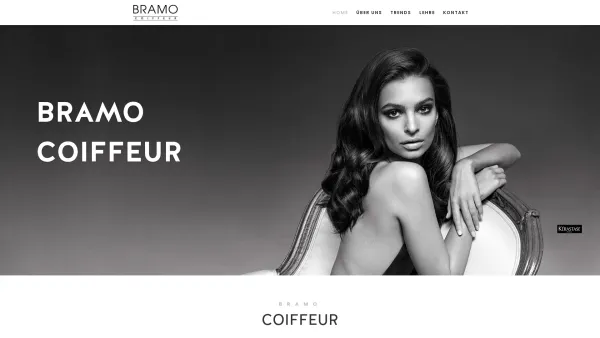 Website Screenshot: COIFFEUR BRAMO in the city of VIENNA - BRAMO Coiffeur - Date: 2023-06-22 15:11:08