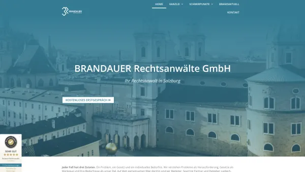 Website Screenshot: Brandauer Rechtsanwälte / RA Mag. Bernhard Brandauer LL.B. oec. - Brandauer Rechtsanwälte - Ihr Rechtsanwalt in Salzburg - Date: 2023-06-22 15:11:08