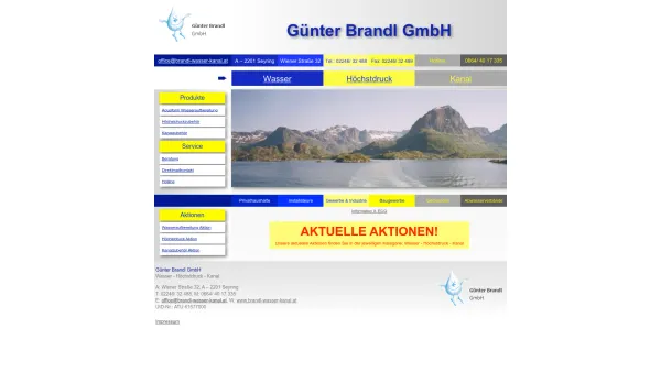 Website Screenshot: Aquaform-Wasseraufbereitung Günter Brandl GmbH - Home - Date: 2023-06-14 10:39:09