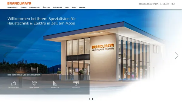 Website Screenshot: Brandlmayr Haustechnik Ges.m.b.H - Home - Brandlmayr Haustechnik GmbH - Date: 2023-06-22 15:10:44