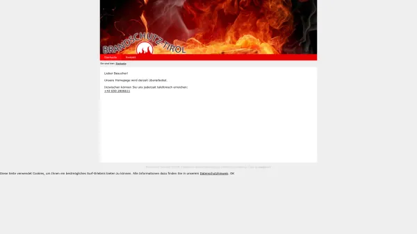 Website Screenshot: Brandschutzberatungs KEG - Brandschutz Tirol - Date: 2023-06-22 15:10:44