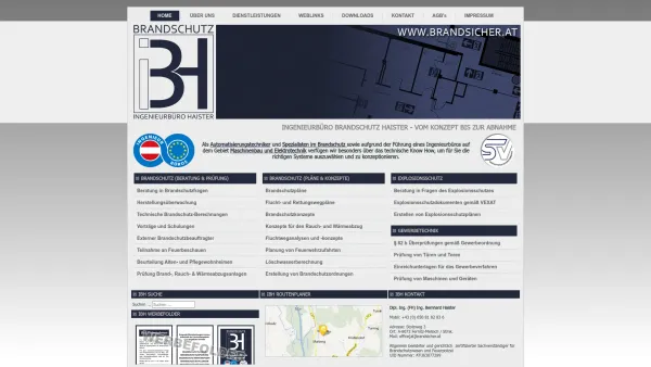Website Screenshot: Haister & Wonner Ges.b.R. - Brandschutz IB Haister - Date: 2023-06-22 15:10:44