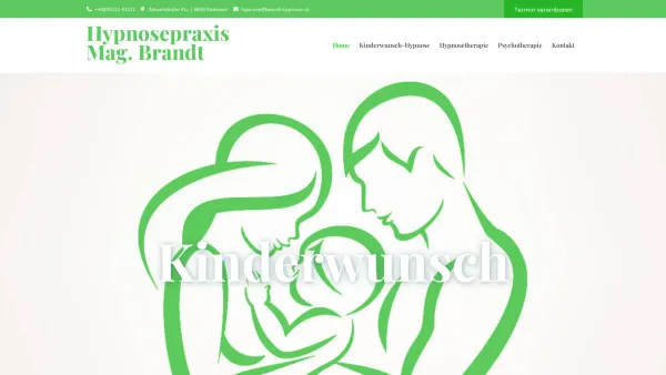 Website Screenshot: Mag. Dipl.-Psych. Karlheinz Praxis für klinische Psychologie und Psychotherapie - Home - Hypnosepraxis Mag. Brandt - Date: 2023-06-14 10:47:13