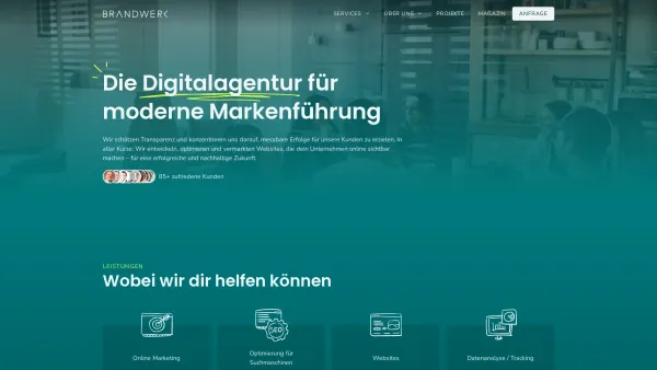 Website Screenshot: Brandwerk Digital – Online Marketing und SEO Agentur - Brandwerk Digital – Die Digitalagentur aus Vorarlberg - Date: 2023-06-15 16:02:34