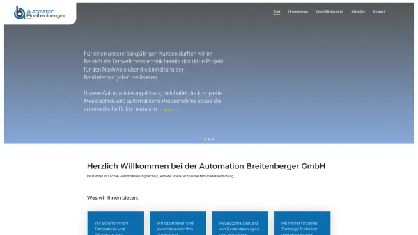 Website Screenshot: Elfriede DEFAULT - Herzlich Willkommen bei der Automation Breitenberger GmbH - Date: 2023-06-22 12:13:16