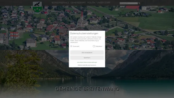 Website Screenshot: Gemeindeamt Breitenwang RiS-Kommunal - Breitenwang Gemeinde - Startseite - Date: 2023-06-22 12:13:16