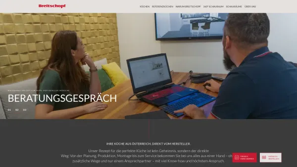 Website Screenshot: Breitschopf Küchen - Breitschopf Küchen - der direkte Weg zur Küche - Date: 2023-06-22 12:13:16