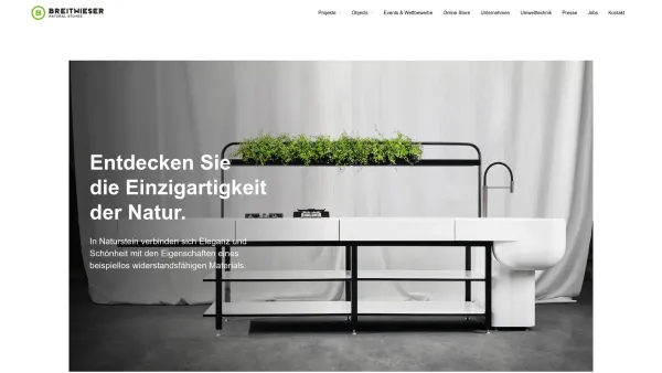 Website Screenshot: Steinmetz Breitwieser - Home - Breitwieser GmbH - Date: 2023-06-22 12:13:16