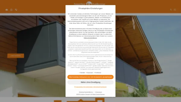 Website Screenshot: Brenter Balkon Index - Brenter Balkone | Alu-, Solar-,Holz-, Glas- und Nirogeländer - Date: 2023-06-15 16:02:34