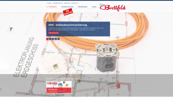 Website Screenshot: Elektro Brettfeld GmbH & Co KG - Brettfeld | Startseite - Date: 2023-06-22 12:13:16