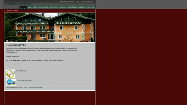 Website Screenshot: landhaus Brieger - LANDHAUS BRIEGER - Date: 2023-06-22 12:13:16