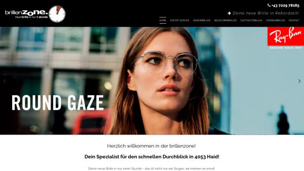 Website Screenshot: BRILLENZONE.at - Optiker Haid | Optiker Ansfelden - brillenzone Haid - Date: 2023-06-22 12:13:16