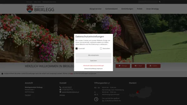 Website Screenshot: Marktgemeindeamt Brixlegg RiS-Kommunal - Brixlegg Gemeinde - Startseite - Date: 2023-06-22 12:13:16