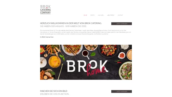 Website Screenshot: Catering Company Brok - BRoK Catering Wien-Salzburg - Brok Catering Company - Date: 2023-06-22 15:00:12