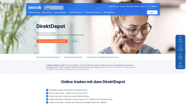 Website Screenshot: ecetra Central European e-Finance brokerjet   - Brokerjet | Erste Bank - Date: 2023-06-22 15:00:12