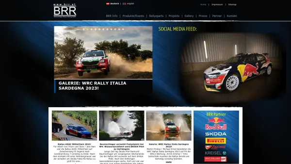 Website Screenshot: BRR Baumschlager Rallye & Racing GmbH Mitsubishi Rallye Ersatzteil und zubehör - Start - BRR.at: Baumschlager Rallye & Racing - Mitsubishi - Ralliart - Skoda - Date: 2023-06-22 15:00:12