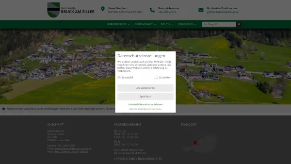 Website Screenshot: Gemeinde Bruck am BRUCK Zillertal________EOrt zum Erholen!!! - Bruck am Ziller - Startseite - Date: 2023-06-22 15:00:12