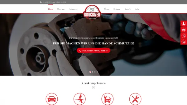 Website Screenshot: BRUCKNER Karosserie & Lackierung - BRUCKNER Karosserie Reparatur, Lackierung & Kfz Werkstatt Salzburg - Date: 2023-06-22 15:00:12