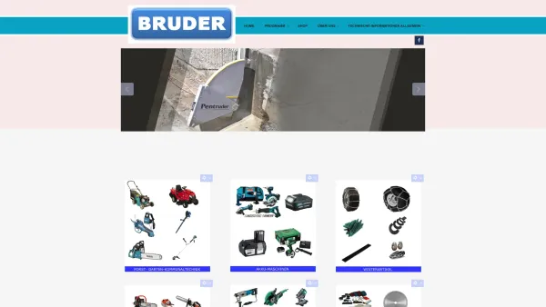Website Screenshot: Ludwig Bruder Baugeräte - Home - Date: 2023-06-14 10:39:10