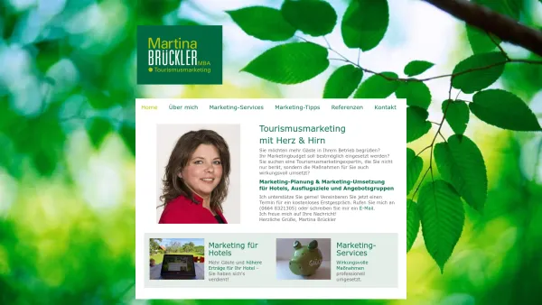 Website Screenshot: Brückler Services OG - Hotelmarketing & Tourismusmarketing - Martina Brückler Marketing - Date: 2023-06-22 15:00:12