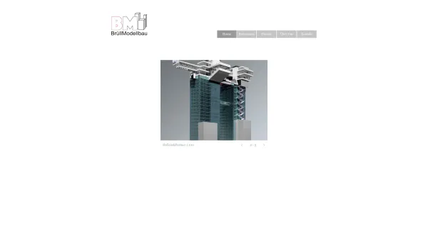 Website Screenshot: brüll modellbau gmbH - Home - Date: 2023-06-14 16:34:02