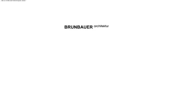 Website Screenshot: BRUNBAUERarchitektur - BRUNBAUERarchitektur - Date: 2023-06-22 15:00:12