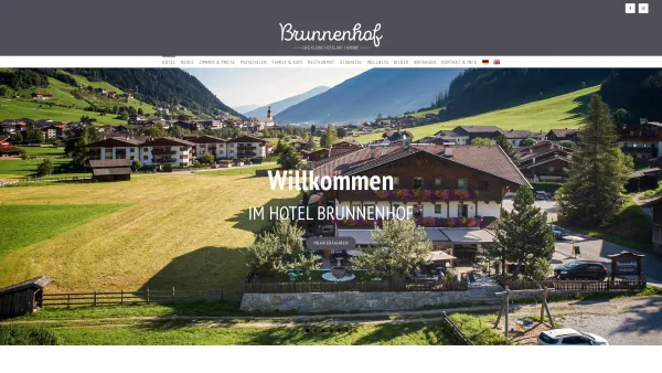 Website Screenshot: Johann Hotel Brunnenhof Urlaubsidylle den Tiroler Bergen - Hotel Brunnenhof - Ihr Hotel in Neustift im Stubaital - Date: 2023-06-22 15:00:12