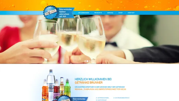 Website Screenshot: Brunner Getränke GmbH - Brunner Getränke - Getränke Brunner GmbH - Date: 2023-06-22 15:00:12