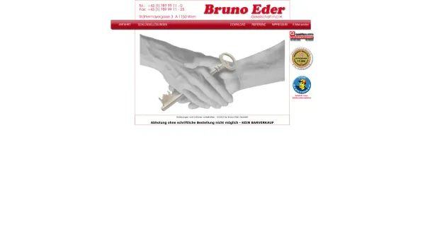 Website Screenshot: Bruno Eder Gesellschaft.m.b.H - Bruno Eder GesmbH - Date: 2023-06-22 15:00:12