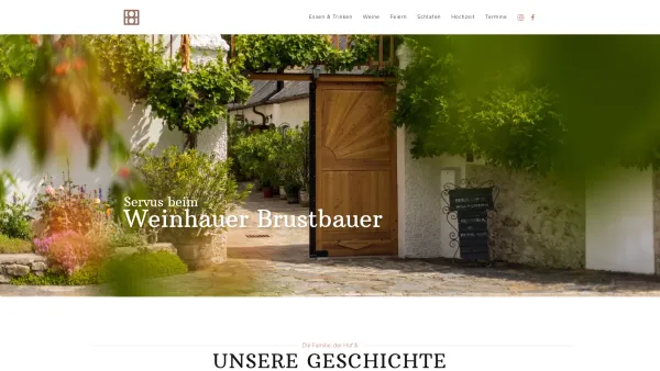 Website Screenshot: Weingut Brustbauer - Home - Date: 2023-06-22 15:00:12
