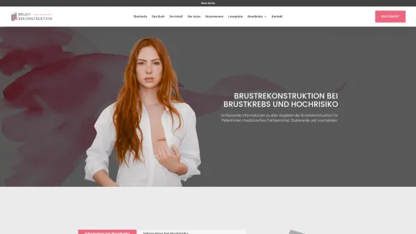 Website Screenshot: Brustkrebs Brustrekonstruktion - Brustrekonstruktion nach Brustkrebs - Information für Betroffene - Date: 2023-06-15 16:02:34