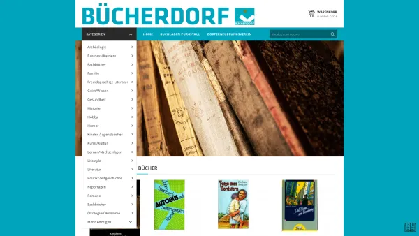 Website Screenshot: Bücherdorf Purgstall an der Erlauf, Dorferneuerungsverein Markt Purgstall - Bücherdorf Purgstall - Date: 2023-06-15 16:02:34