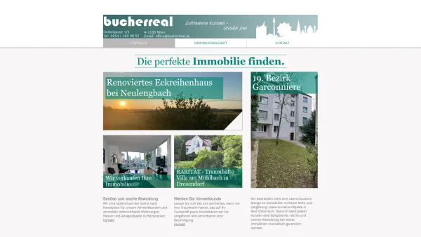 Website Screenshot: bucherreal H H Bucher Gesellschaft m.b.H. - STARTSEITE | BucherrealGmbH - Date: 2023-06-22 12:13:17