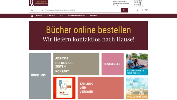 Website Screenshot: Buchhandlung Böck - Buchhandlung Böck GmbH - Ihr Buchhändler aus St. Pölten - Date: 2023-06-22 12:13:17