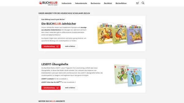 Website Screenshot: index Österreichischer Buchklub der Jugend» - Buchklub - Date: 2023-06-22 12:13:17