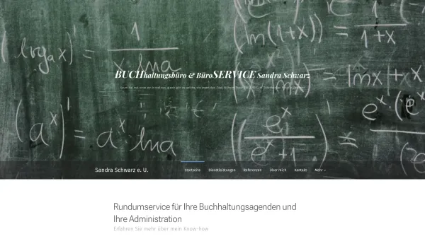 Website Screenshot: Buchhaltungsbüro und Büroservice Sandra Schwarz - Buchservice-schwarz-at4 - Date: 2023-06-22 12:13:17