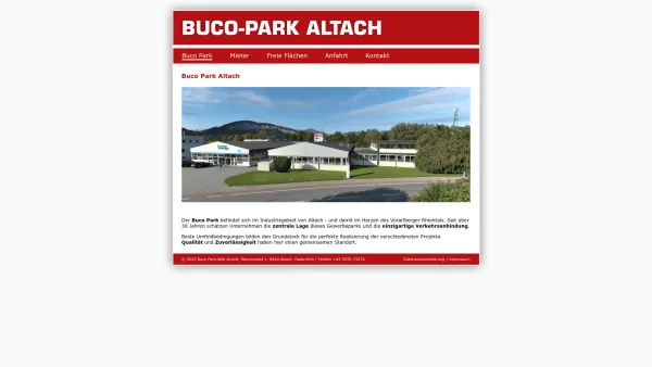 Website Screenshot: Buco Park Altach - Buco Park Altach | Buco Park Altach - Date: 2023-06-22 15:10:44