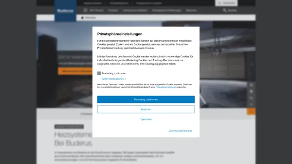 Website Screenshot: Herbert Buderus - Buderus - Systemlösungen für Heizung, Solar, Wärmepumpen - Date: 2023-06-22 15:10:44