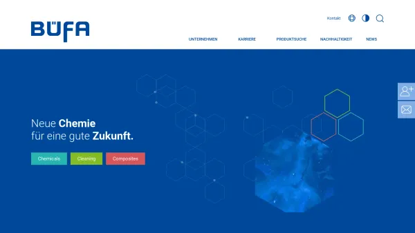 Website Screenshot: Karl Rainer BÜFA Diagnose - BÜFA: Neue Chemie - Innovative Lösungen für die Industrie - Date: 2023-06-22 15:10:44