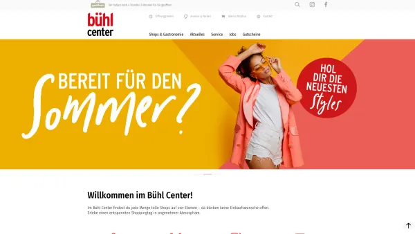 Website Screenshot: Bühlcenter - Home » Bühl Center - Date: 2023-06-22 15:10:44